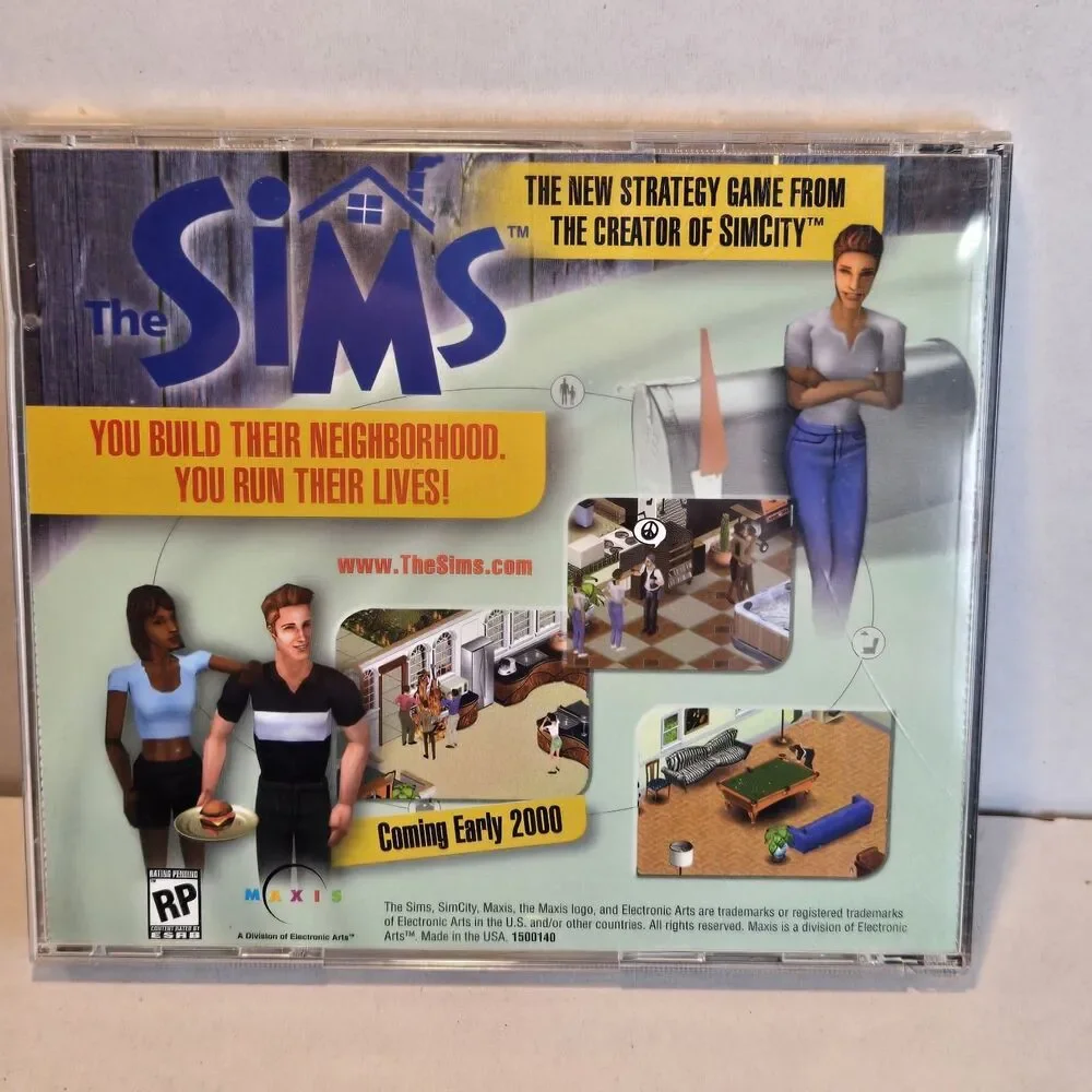 SimCity 3000 PC CD-ROM Game Vintage 1999 Classic Retro City Builder CIB Tested